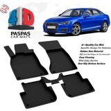 Türkmen Audi A4 (B9) 4d Havuzlu Paspas 2016-2019 Arası - Siyah
