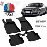 Türkmen Audi A6 (C7) 4d Havuzlu Paspas 2011-2018 Arası - Siyah