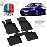 Türkmen Bmw 3 Serisi E90 4d Havuzlu Paspas 2005-2012 Arası - Siyah