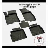 Türkmen Chery Tiggo 8 Pro Araca Özel 4d Havuzlu Paspas - Siyah