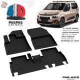 Türkmen Citroen Berlingo 3 4d Havuzlu Paspas 2019- ve Üzeri - Siyah