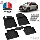 Türkmen Citroen C3 Aircross 4d Havuzlu Paspas 2017 ve Üzeri - Siyah