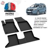Türkmen Dacia Dokker 4d Havuzlu Paspas 2012 ve Sonrası - Siyah
