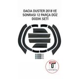TÜRKMEN Dacia Duster 2018 Sonrası Dodik Seti 12 Parça