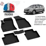Türkmen Dacia Lodgy 4d Havuzlu Paspas 2012 ve Sonrası - Siyah