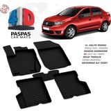 Türkmen Dacia Logan 2 4d Havuzlu Paspas 2013-2020 Arası - Siyah