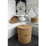 Türkmen Ev Tekstil Jüt ,Hasır ,Sepet Takımı ,Banyo Setleri ,Düzenleyici ,Çamaşır Sepeti,2Adet Oval Sepet 1Kapaklı Sepet