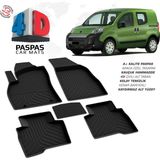Türkmen Fiat Fiorino 4d Havuzlu Paspas Siyah 2008-2017 Arası