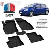 Türkmen Fiat Grande Punto 4d Havuzlu Paspas 2006 ve Üzeri - Siyah