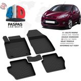 Türkmen Ford Fiesta 7 4d Havuzlu Paspas 2009-2015 Arası - Siyah