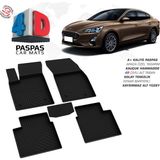 Türkmen Ford Focus 4 Sd 4d Havuzlu Paspas 2018 ve Üzeri - Siyah