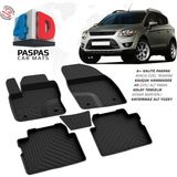 Türkmen Ford Kuga 4d Havuzlu Paspas 2008-2013 Arası - Siyah