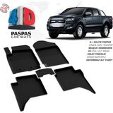 Türkmen Ford Ranger 4d Havuzlu Paspas 2015-2022 Arası - Siyah