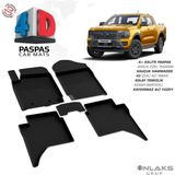 Türkmen Ford Ranger 4d Havuzlu Paspas 2022 ve Üzeri - Siyah