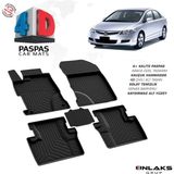 Türkmen Honda Civic Fd6 4d Havuzlu Paspas 2007-2012 Arası - Siyah
