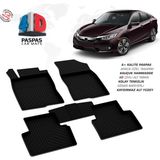 Türkmen Honda Civic Sd 4d Havuzlu Paspas 2016 -2021 Arası - Siyah