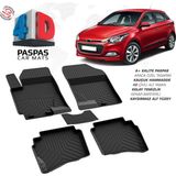 Türkmen Hyundai I20 4d Havuzlu Paspas 2014-2020 Arası - Siyah