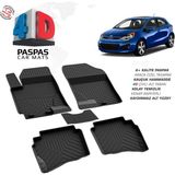 Türkmen Kia Rio 4d Havuzlu Paspas 2011-2016 Arası - Siyah