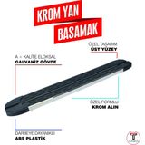 Türkmen Kia Sportage Krom Yan Basamak 173 cm 2010-2015