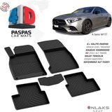 Türkmen Mercedes A Serisi A200 W177 4d Havuzlu Paspas 2022 ve Üzeri - Siyah