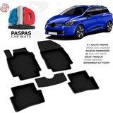 Türkmen Renault Clio 4 Sporttourer 4d Havuzlu Paspas 2012 ve Üzeri - Siyah