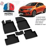 Türkmen Renault Clio 5 4d Havuzlu Paspas 2019 ve Üzeri - Siyah
