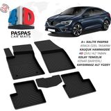 Türkmen Renault Megane 4 Sedan 4d Havuzlu Paspas 2016 ve Üzeri - Siyah