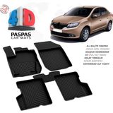 Türkmen Renault Symbol 3 4d Havuzlu Paspas - Siyah