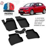 Türkmen Seat Ibiza 4d Havuzlu Paspas 2009-2017 Arası - Siyah