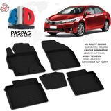 Türkmen Toyota Corolla 4d Havuzlu Paspas 2013-2018 Arası - Siyah