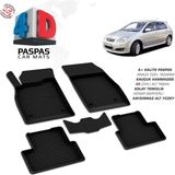 Türkmen Toyota Corolla Hb 4d Havuzlu Paspas 2002-2007 Arası - Siyah