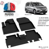 Türkmen Toyota Proace City - 4d Havuzlu Paspas 2019 ve Üzeri - Siyah