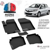 Türkmen Toyota Yaris - 4d Havuzlu Paspas 2005-2013 Arası - Siyah