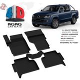 Türkmen Vw Amarok 4d Havuzlu Paspas 2010-2020 Arası - Siyah