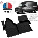 Türkmen Vw Crafter 4d Havuzlu Paspas 2006 ve Üzeri Ön Çift Koltuk - Siyah