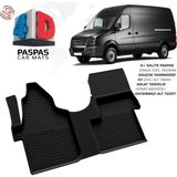 Türkmen Vw Crafter 4d Havuzlu Paspas 2006 ve Üzeri Ön Tek Koltuk - Siyah