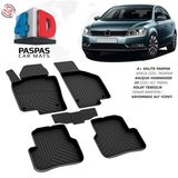 Türkmen Vw Passat B7 4d Havuzlu Paspas 2011-2014 Arası - Siyah