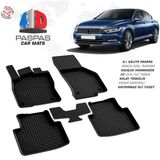 Türkmen Vw Passat B8 4d Havuzlu Paspas 2015 ve Üzeri - Siyah