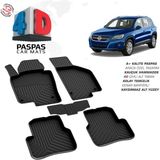 Türkmen Vw Tiguan 1 4d Havuzlu Paspas 2007-2015 Arası - Siyah