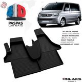Türkmen Vw Transporter T5 4d Havuzlu Paspas 2003-2015 Arası - Siyah