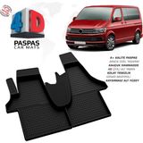 Türkmen Vw Transporter T6 4d Havuzlu Paspas 2015-2019 Üzeri - Siyah