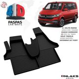 Türkmen Vw Transporter T7 4d Havuzlu Paspas 2019 Üzeri - Siyah