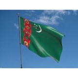 Türkmenistan Bayrağı 70X105 cm Turkmenistan Flag