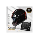 TÜRKMOPET VRT Çene Açılır Güneş Vizörlü Kask + Plakalık