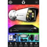 TURKNO 1 Kameralı Karie 1 Dış Kamera Set 2 TB HDD Full HD Renkli Gece Görüşlü Güvenlik Kamerası Sistemi