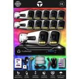 TURKNO 12 Kameralı Navie 12 Dış Kamera Set 2 TB HDD Full HD Renkli Gece Görüşlü Güvenlik Kamerası Sistemi