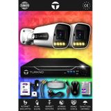 TURKNO 2 Kameralı Navie 2 Dış Kamera Set 320 GB HDD Full HD Renkli Gece Görüşlü Güvenlik Kamerası Sistemi