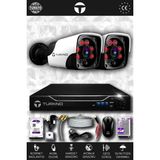 TURKNO 2 Kameralı Pania 2 Dış Kamera Set 100 GB HDD Full HD Gece Görüşlü Güvenlik Kamerası Sistemi