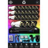 TURKNO 24 Kameralı Karie 24 Dış Kamera Set HDD'siz Full HD Renkli Gece Görüşlü Güvenlik Kamerası Sistemi