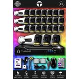 TURKNO 24 Kameralı Navie 24 Dış Kamera Set 2 TB HDD Full HD Renkli Gece Görüşlü Güvenlik Kamerası Sistemi